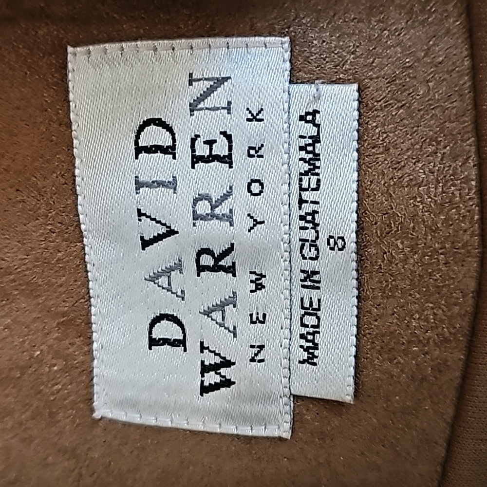David Warren faux suede jacket. 8 - Picture 5 of 6